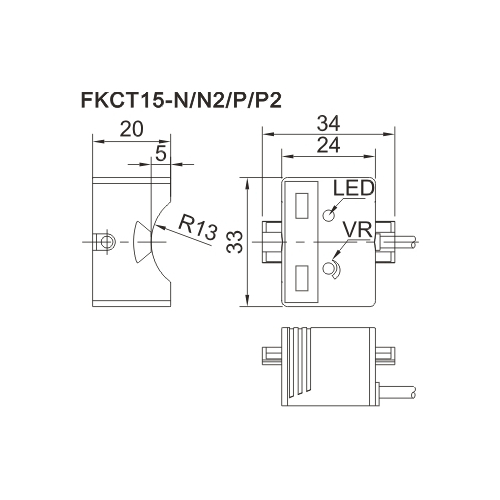 FKCT15-N2 габариты